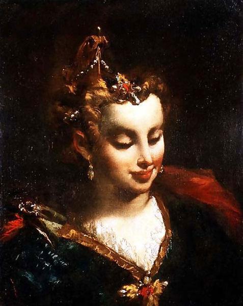 GUARDI, Francesco Pharaohs Daughter after Palma Il oil painting image